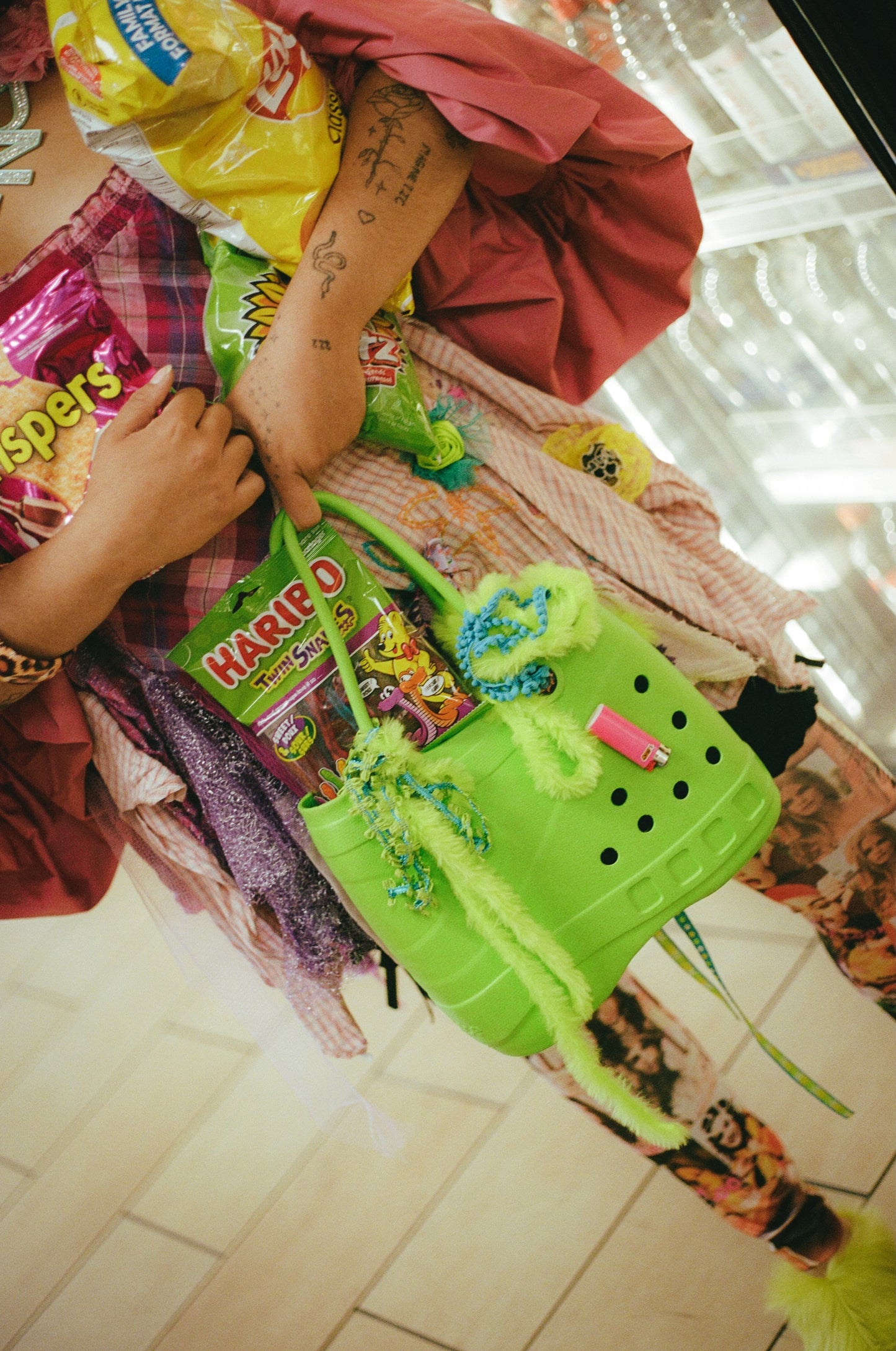 Croc- Inspired Purse