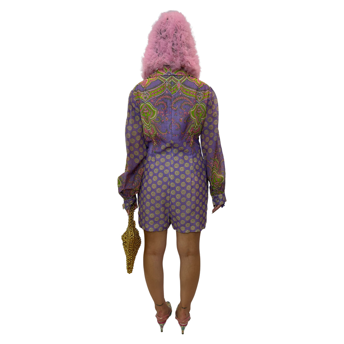 1960s Paisley Romper