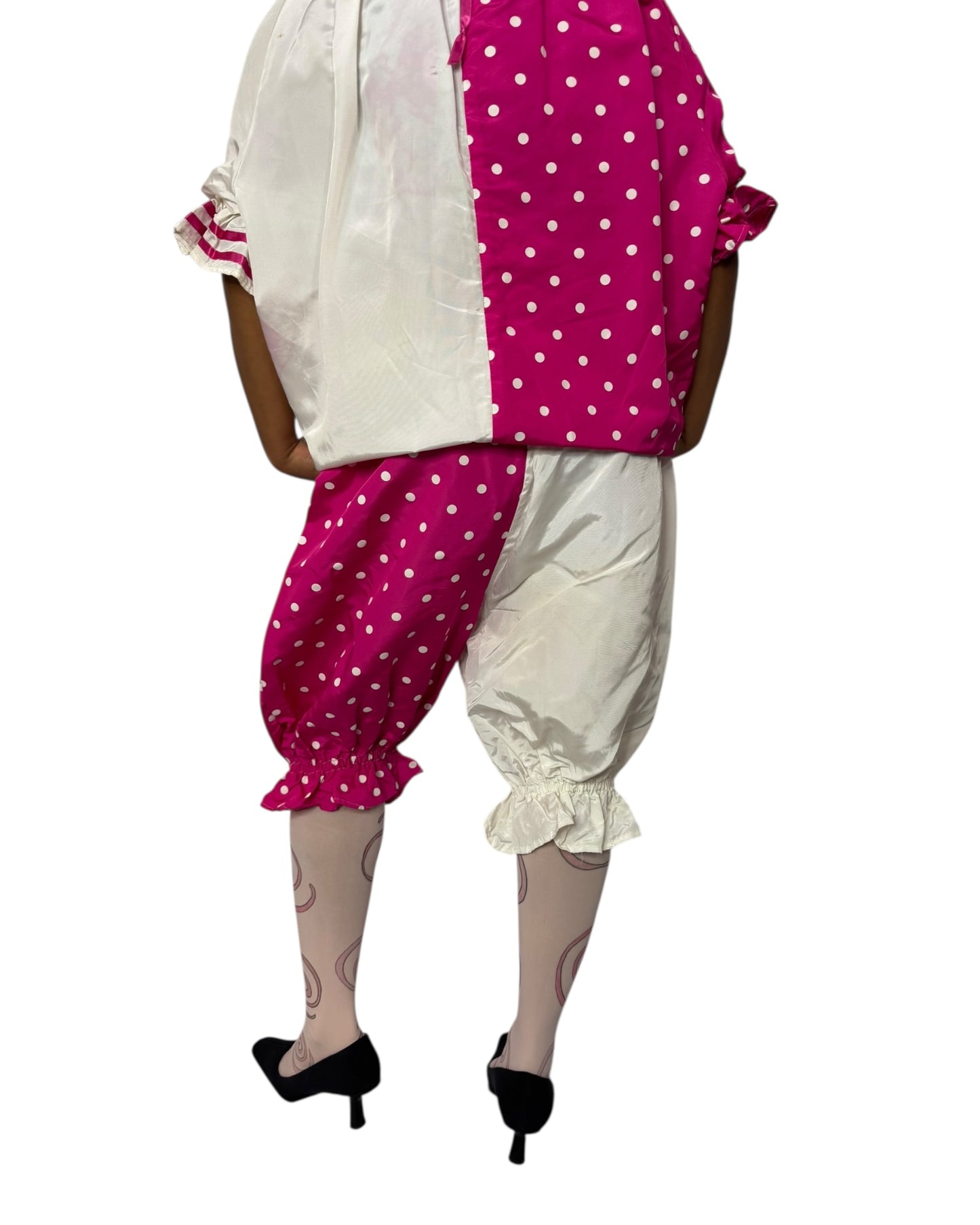 Vintage 2 Piece Clown Costume