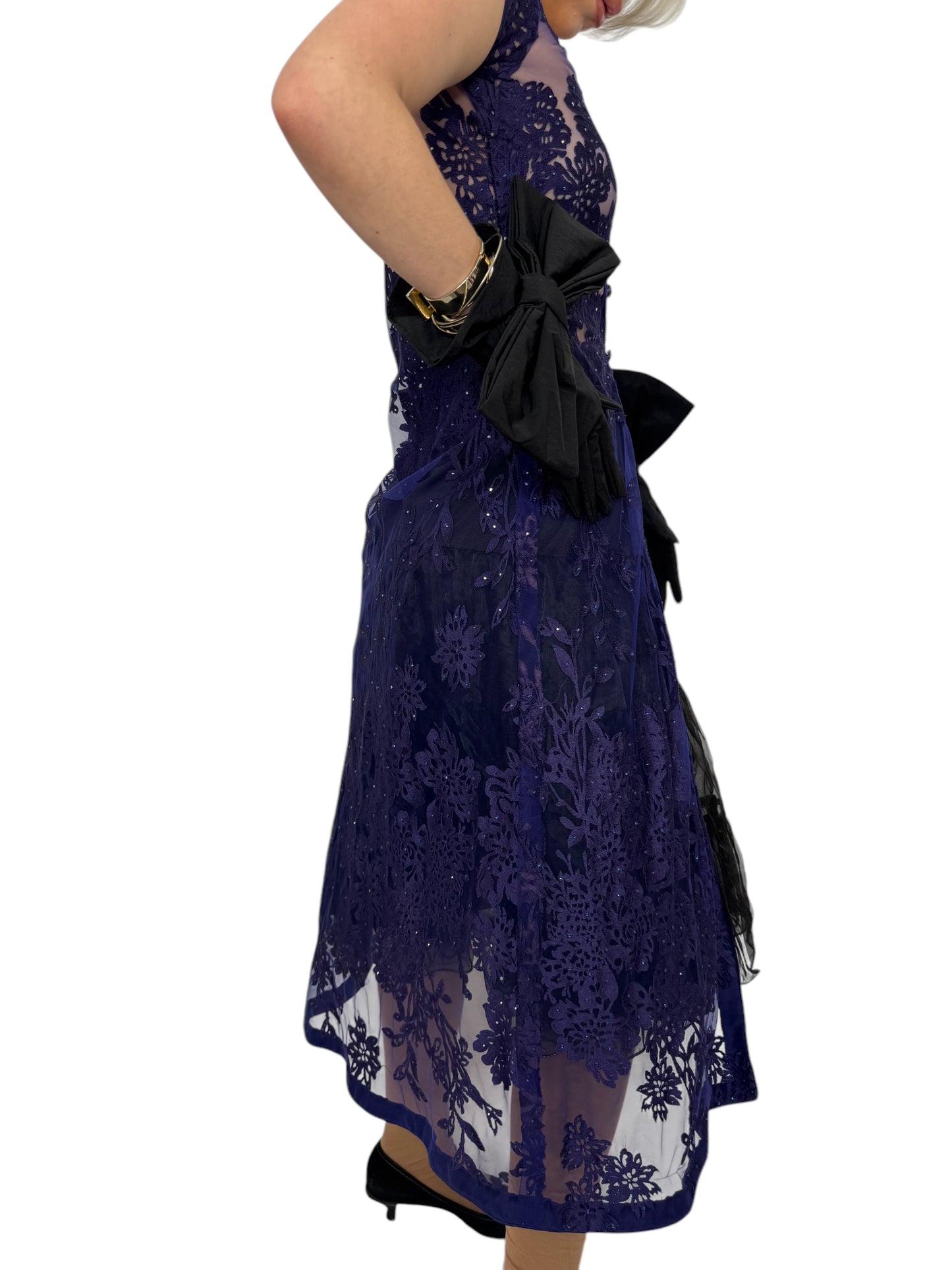 Vintage Beaded Lace Dress