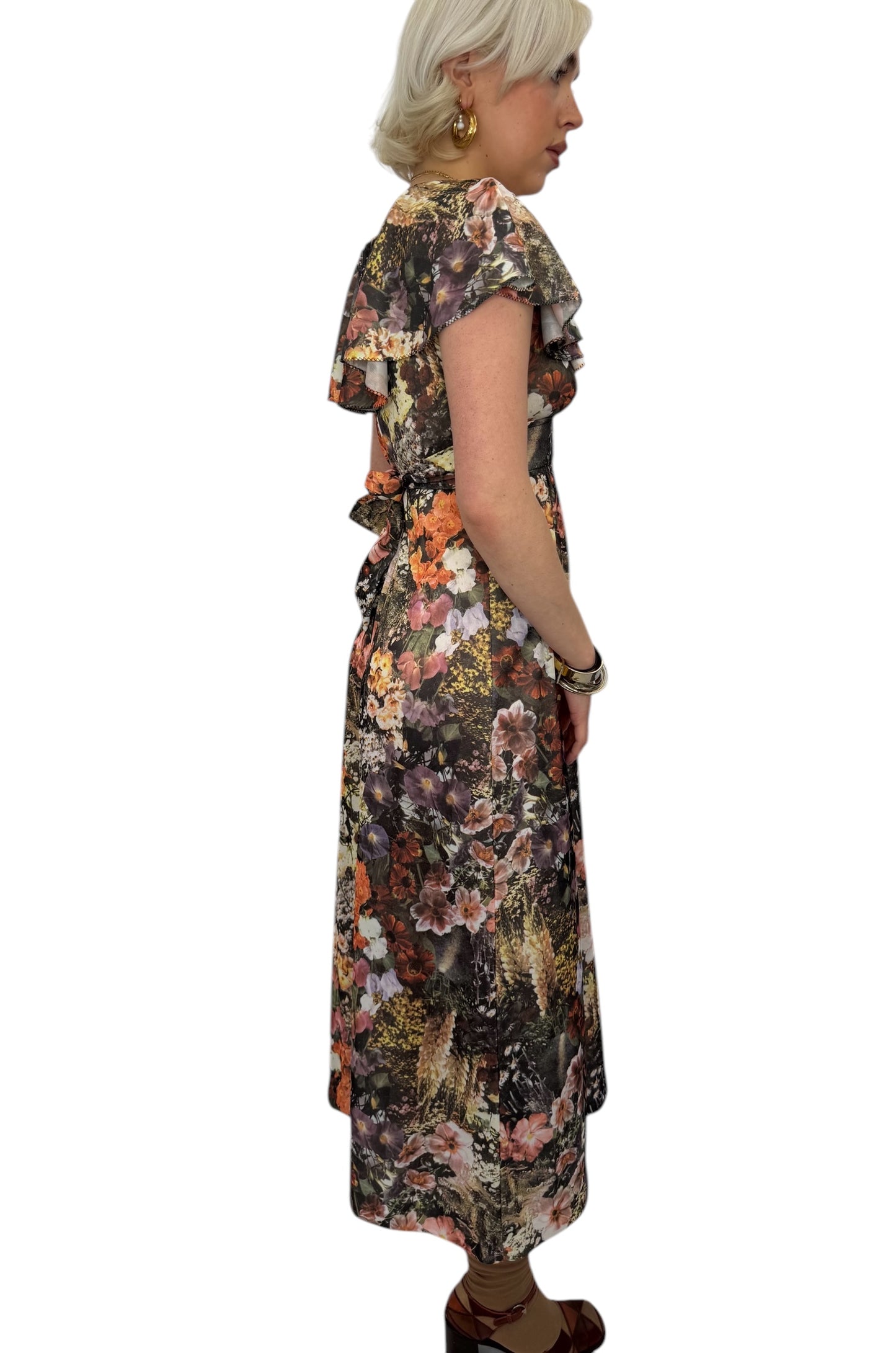 1970's Garden/Floral Printed dress