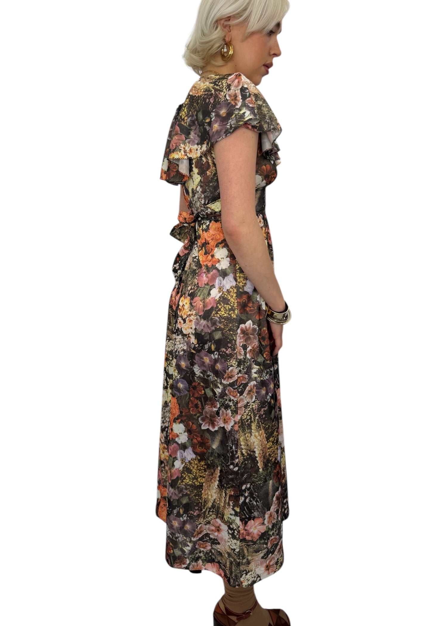 1970's Garden/Floral Printed dress