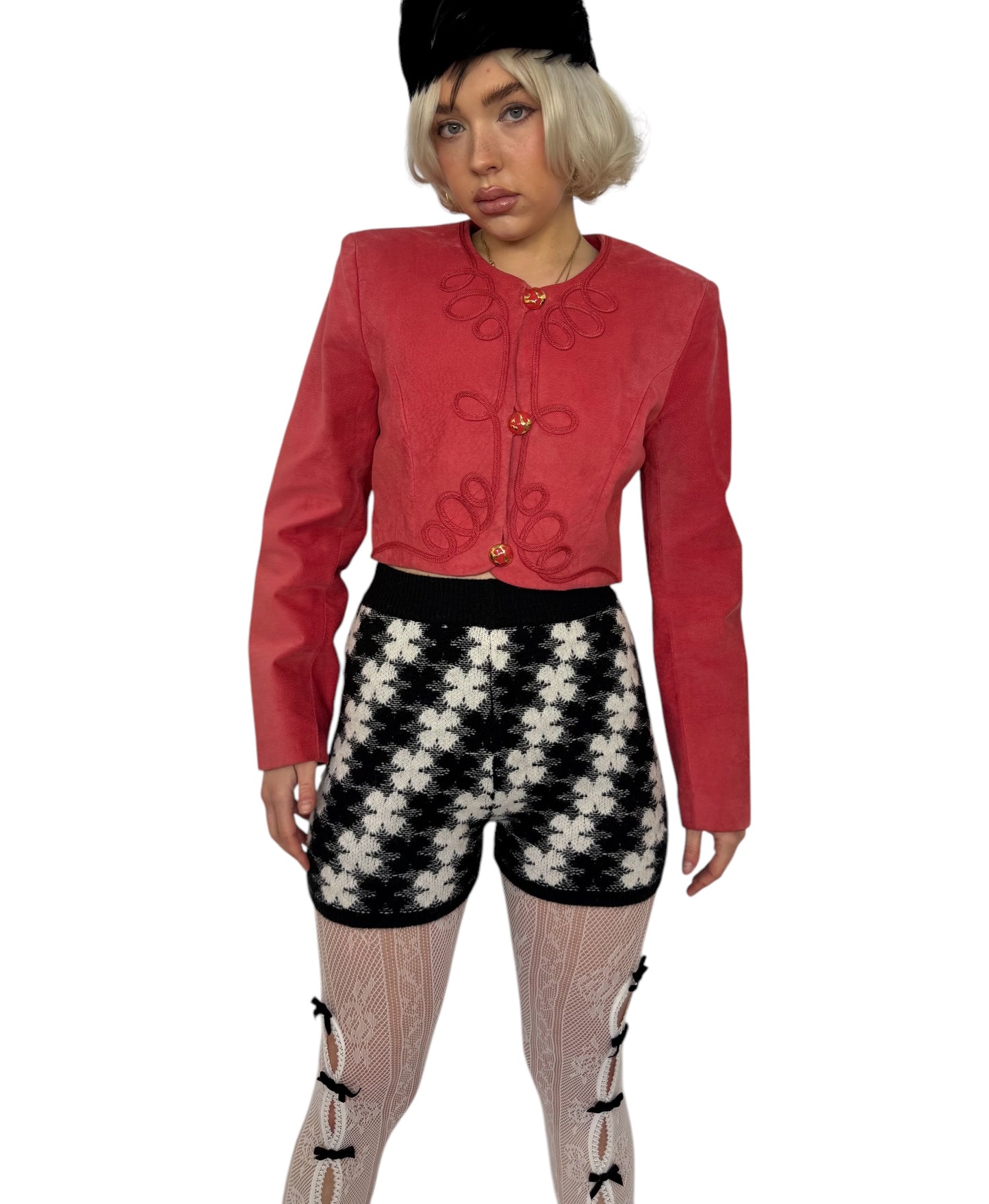 1980's Cropped Danier Leather Jacket