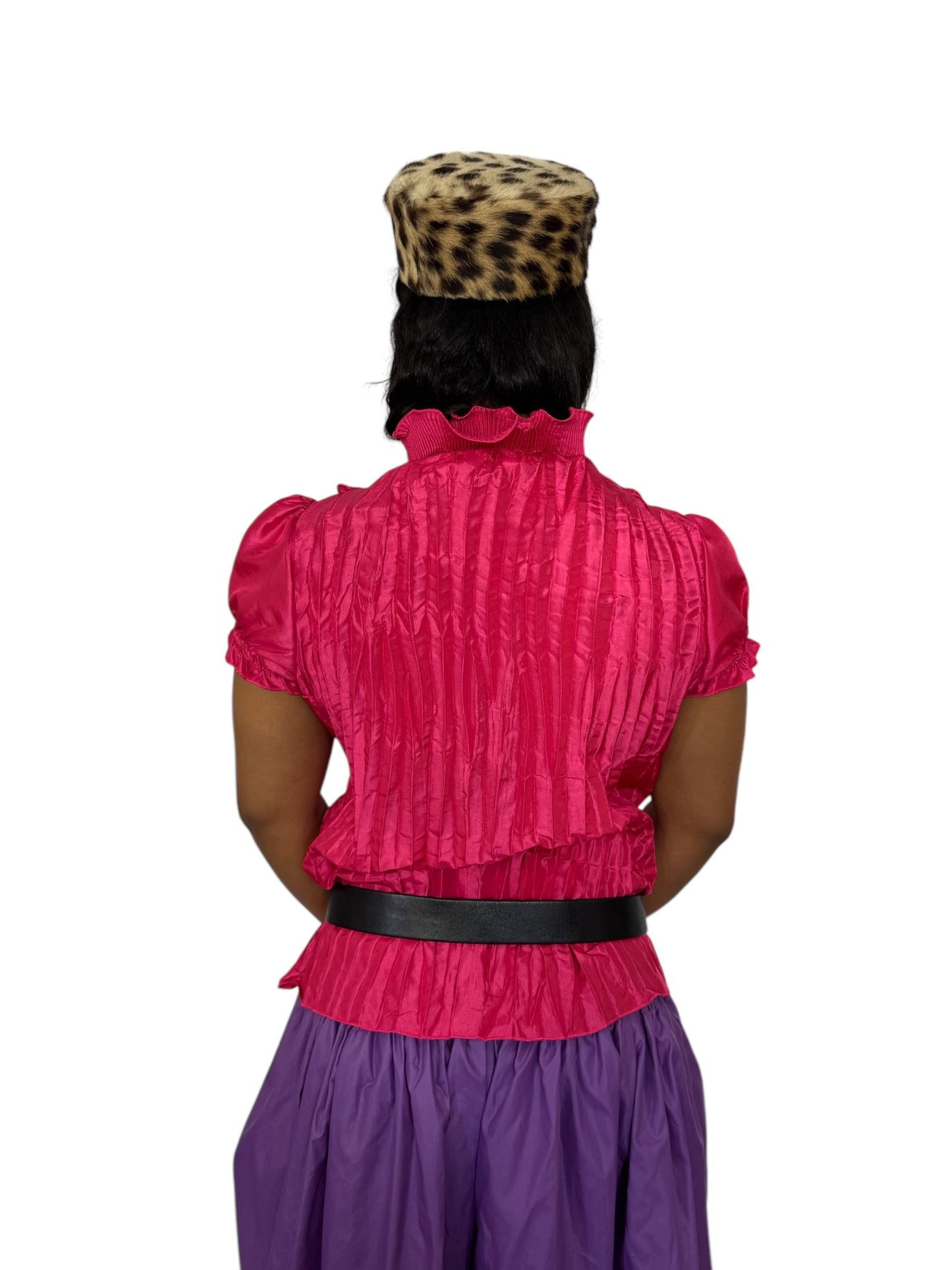 1950's Cheetah Print Hat