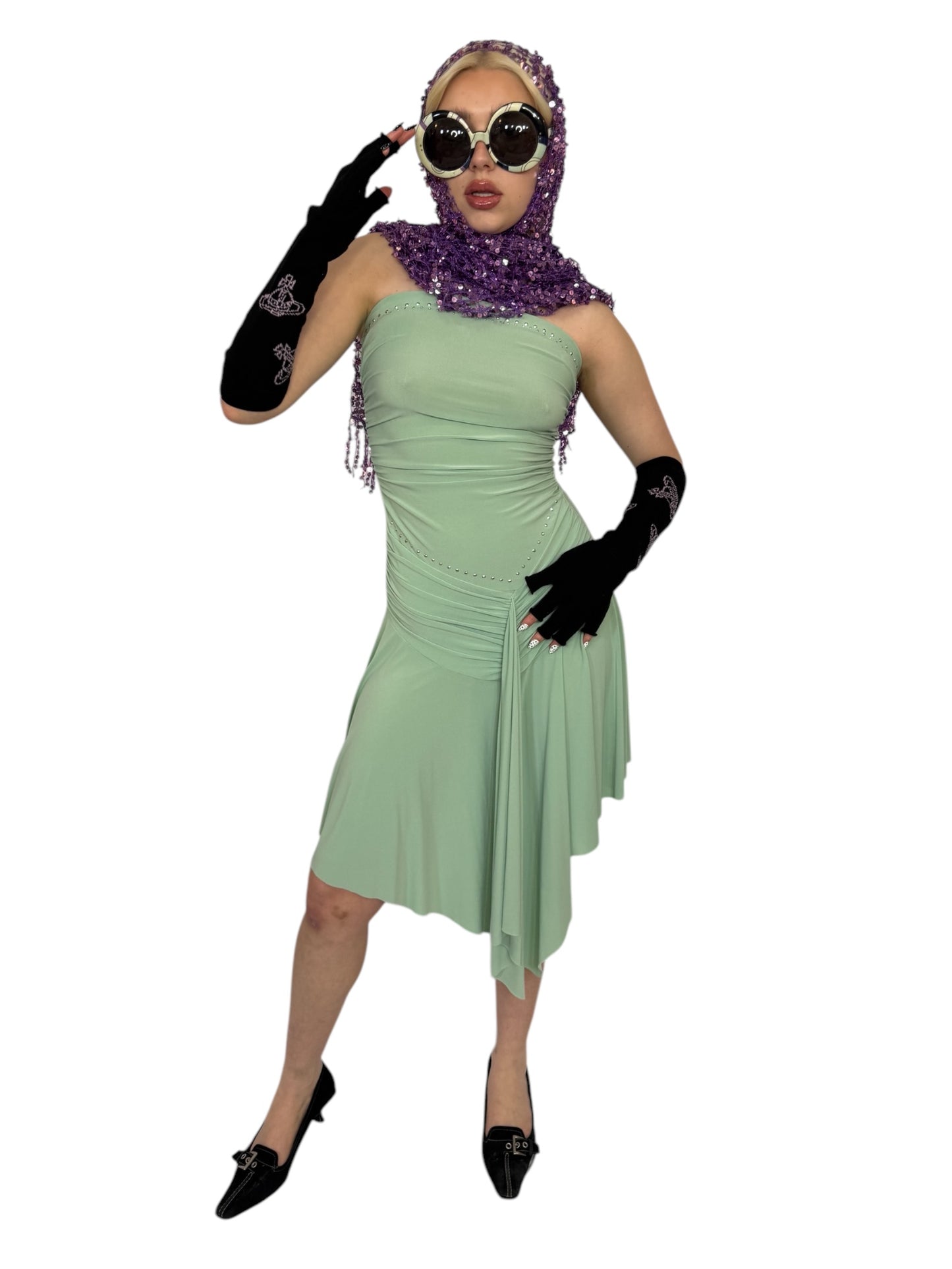 Y2K Strapless Dress