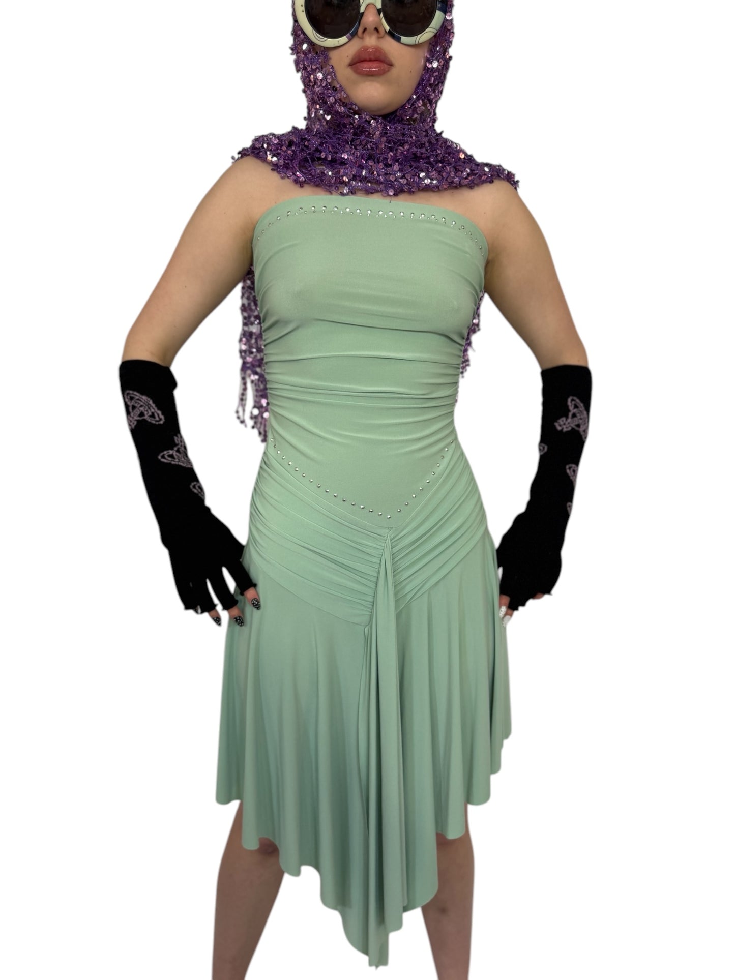 Y2K Strapless Dress