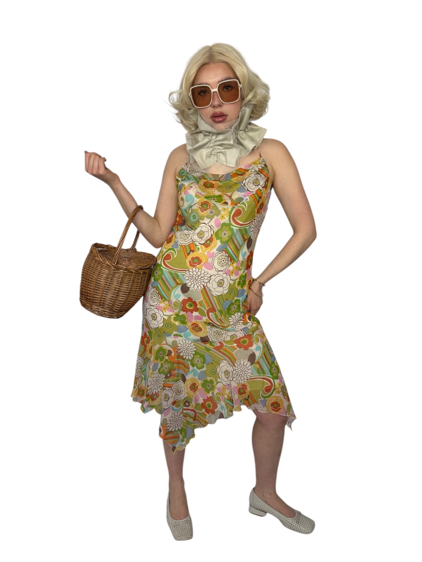 90's 100% Silk Dress