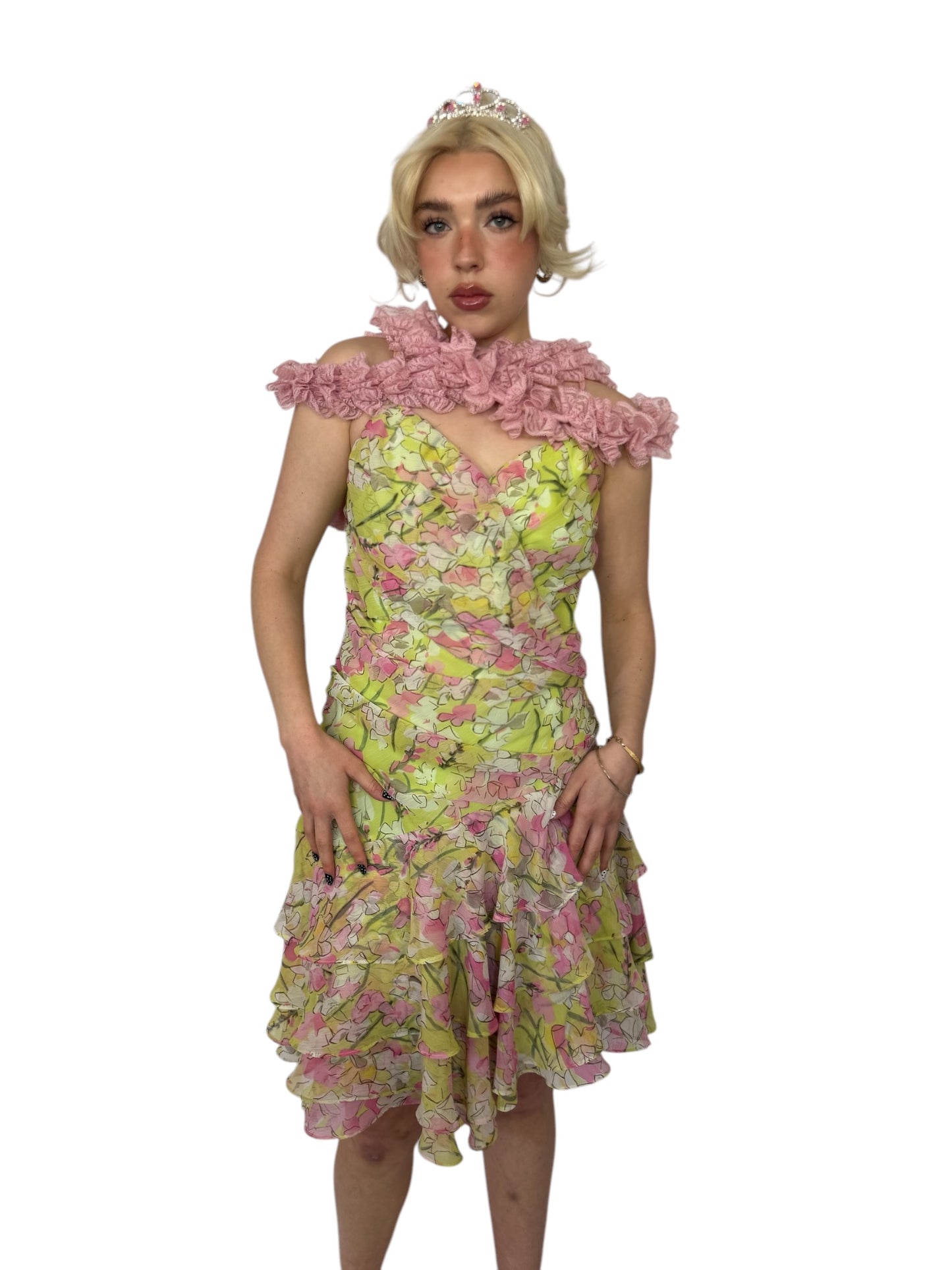 90's Ruffle Dress