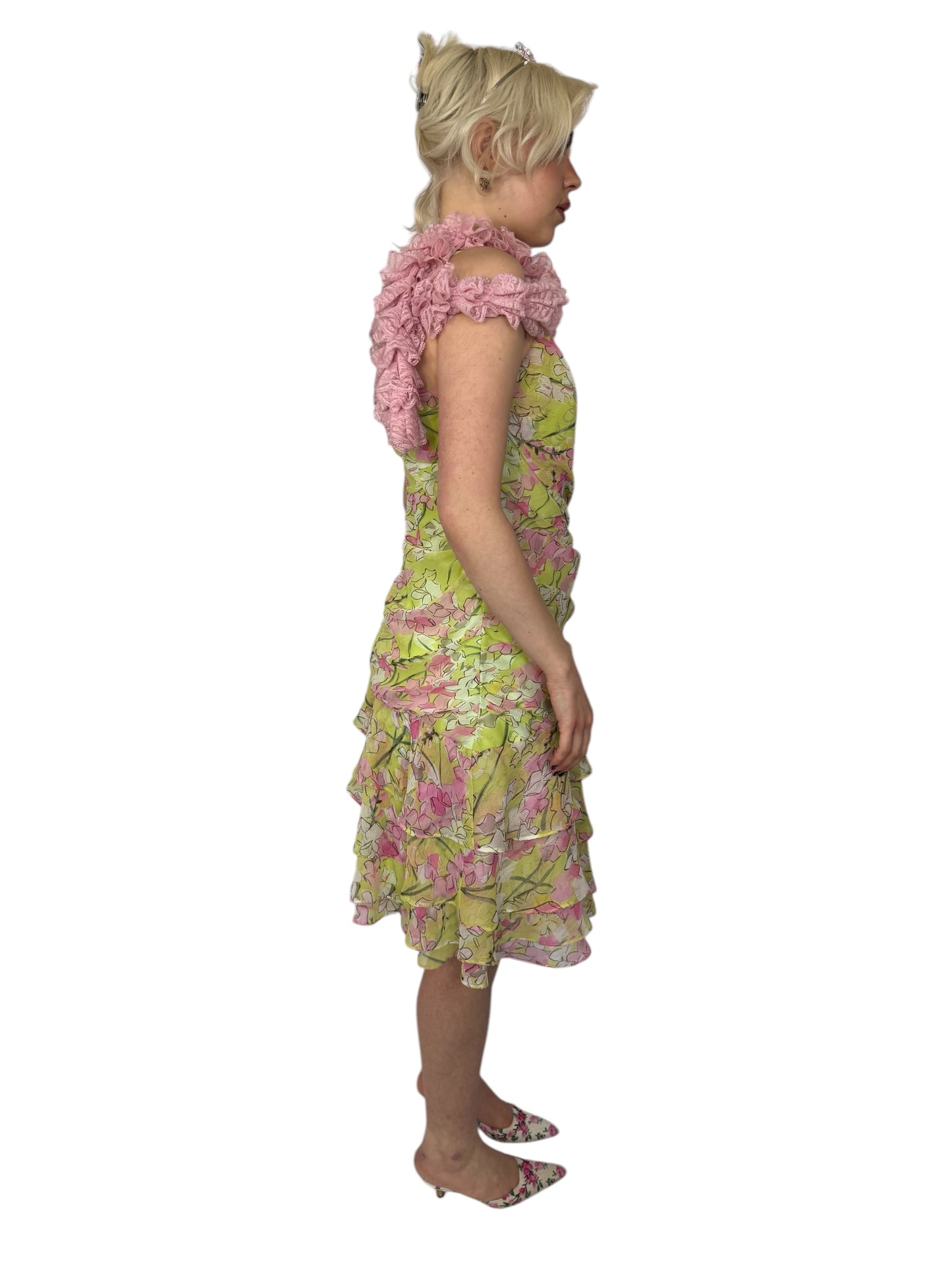 90's Ruffle Dress