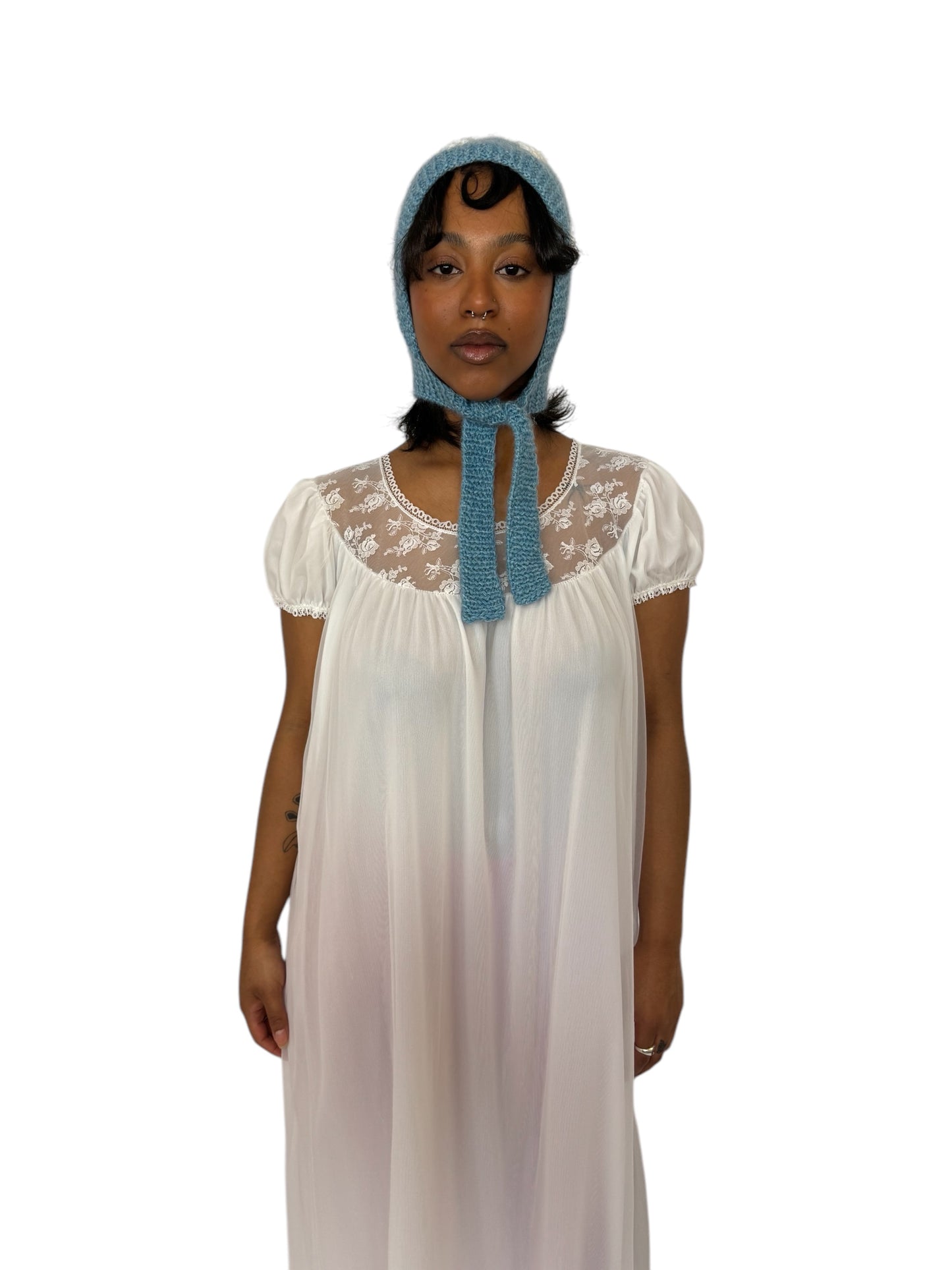 White Lace Slip Dress