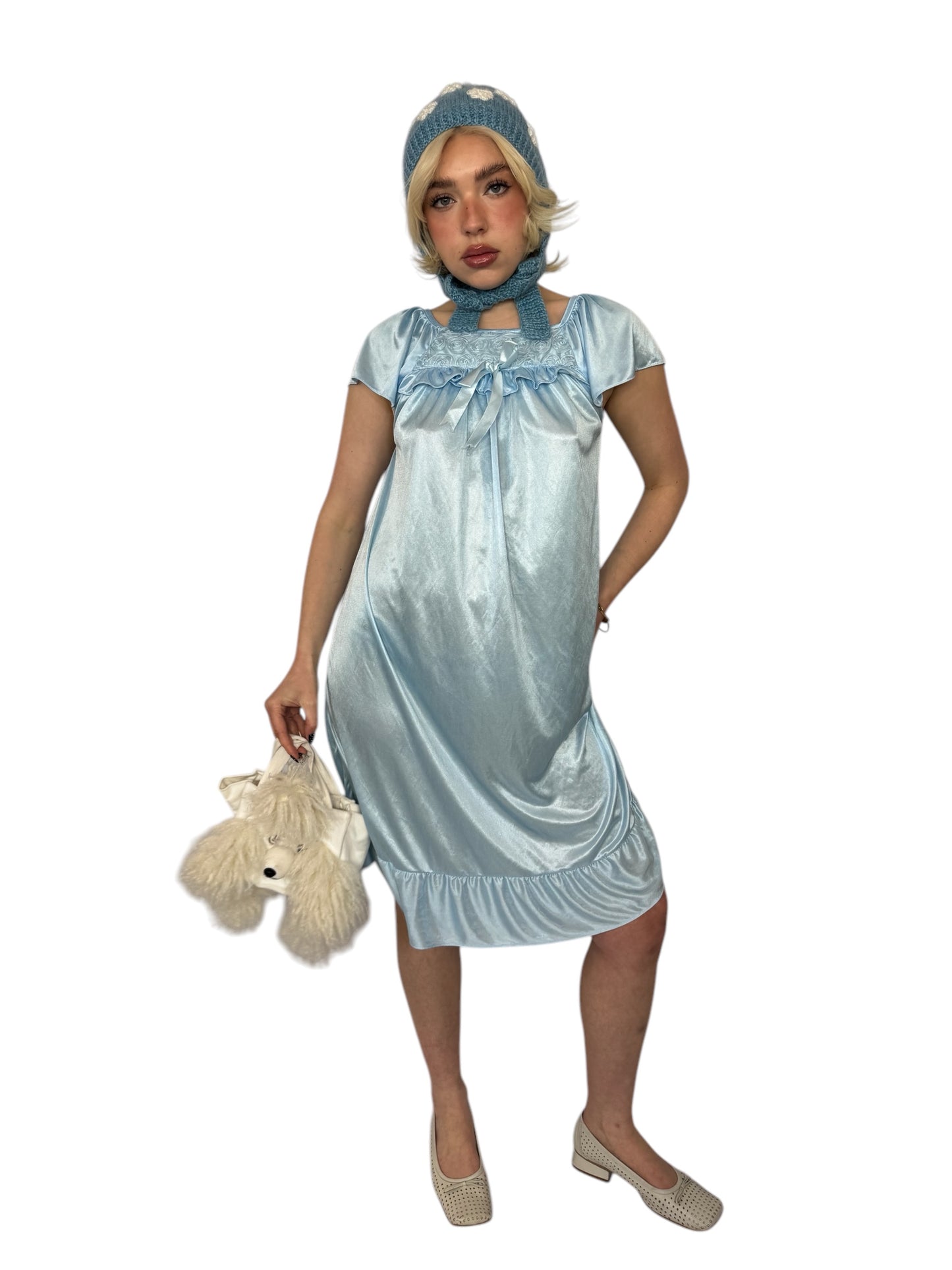 Baby Blue Slip Dress