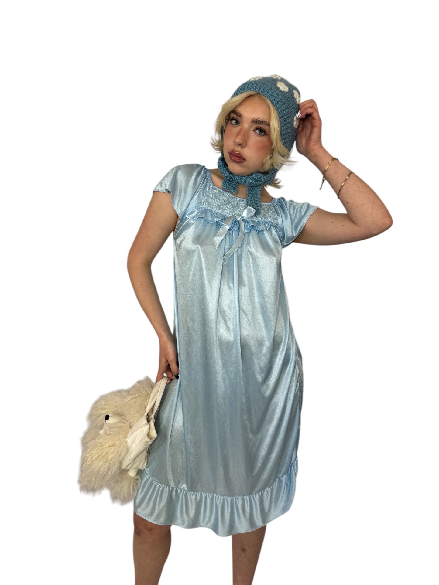 Baby Blue Slip Dress