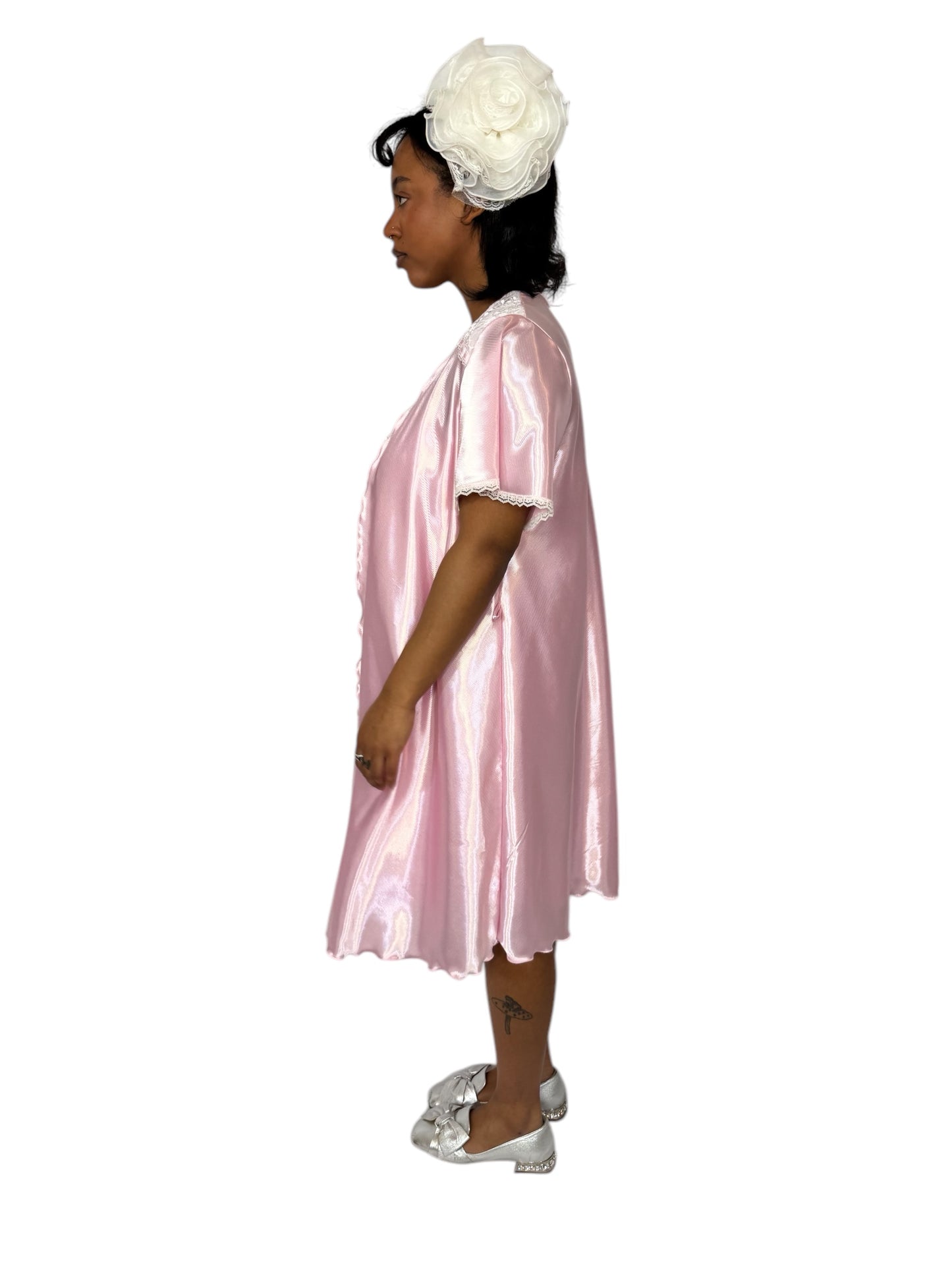 Vintage Mini Slip Dress Set