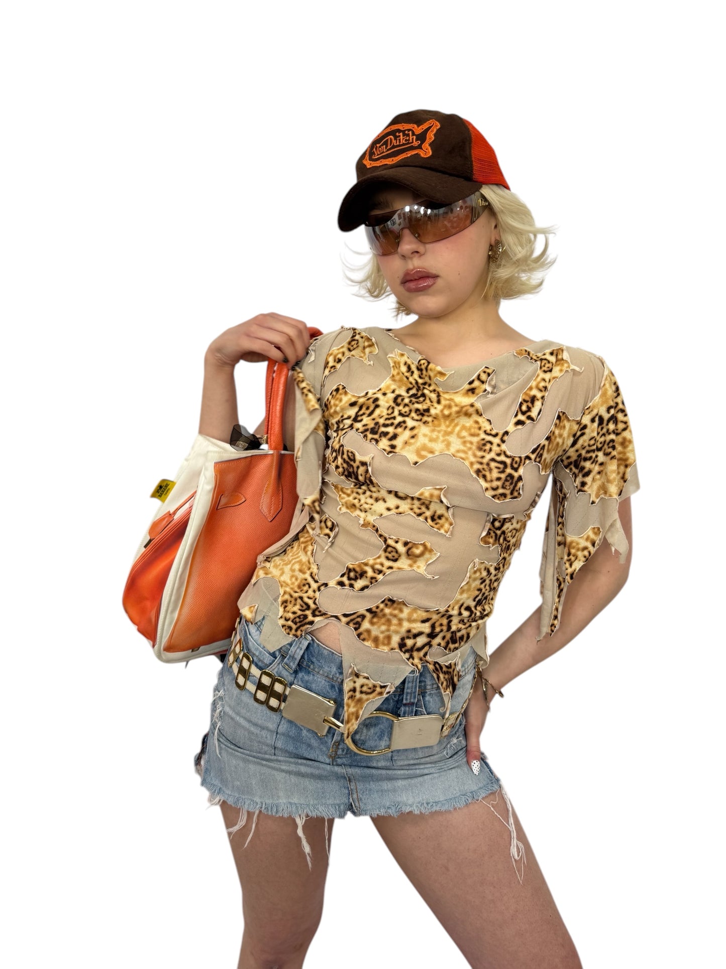 90's Animal Print Top