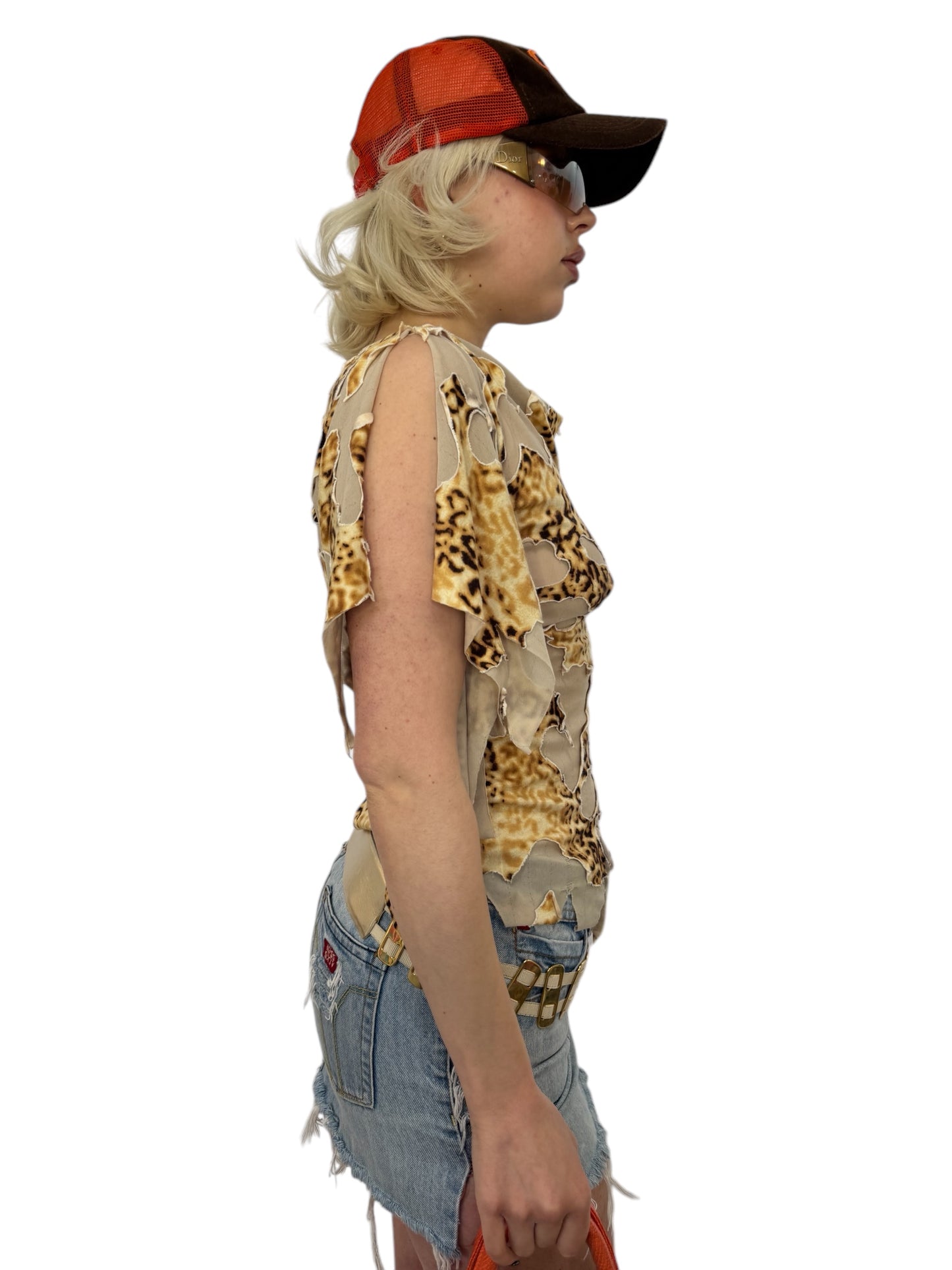 90's Animal Print Top