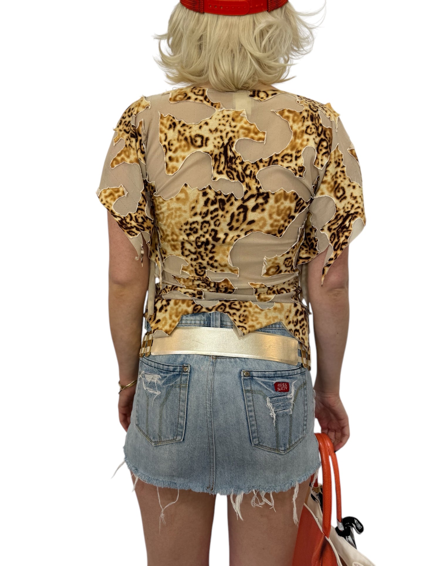 90's Animal Print Top