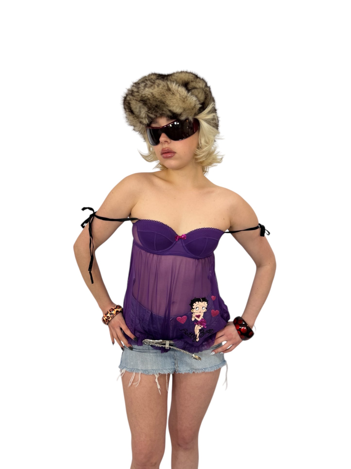 Betty Boop Printed Bustier