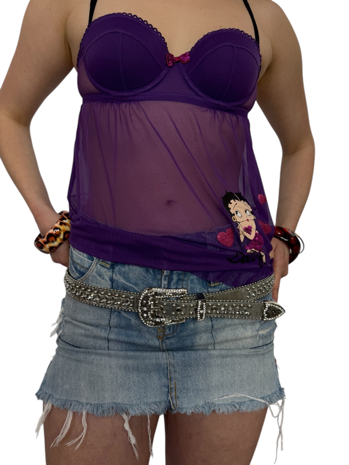 Betty Boop Printed Bustier