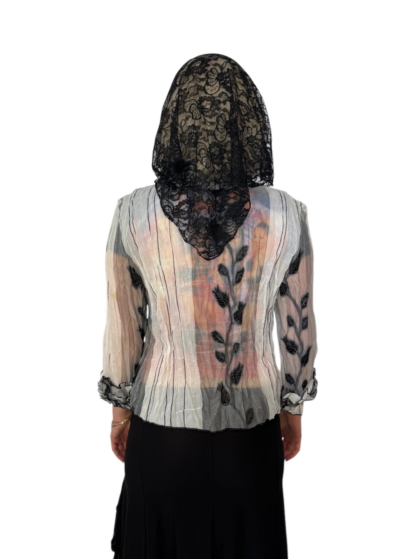 90's Crinkle Blouse