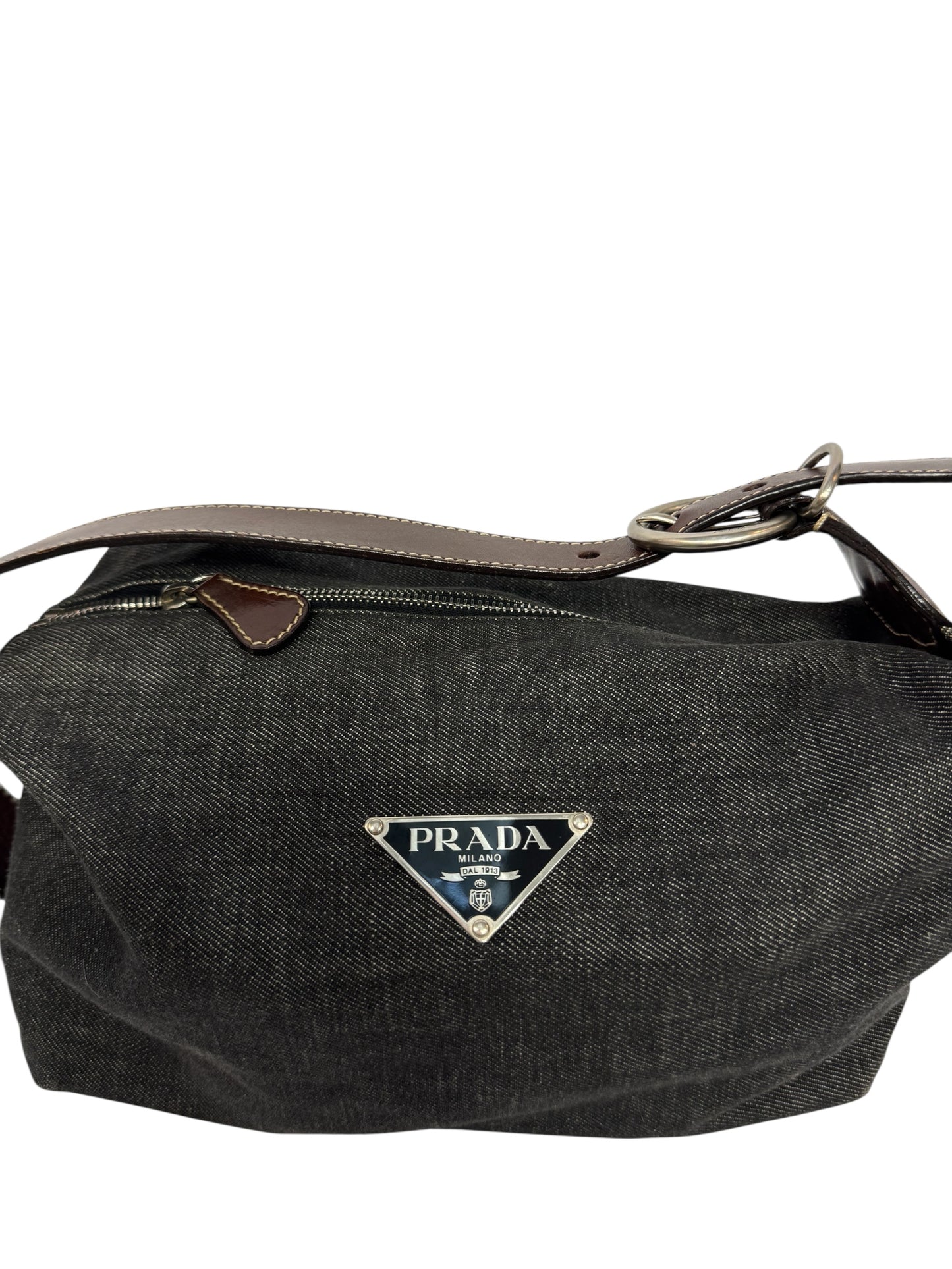 Denim Prada Hobo Bag