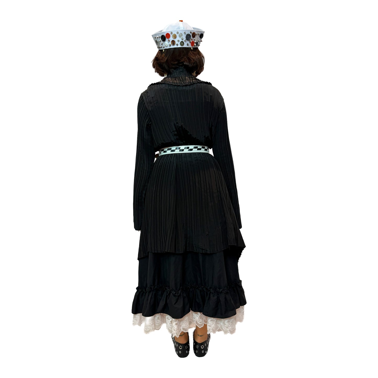 Vintage Pleated Cardigan