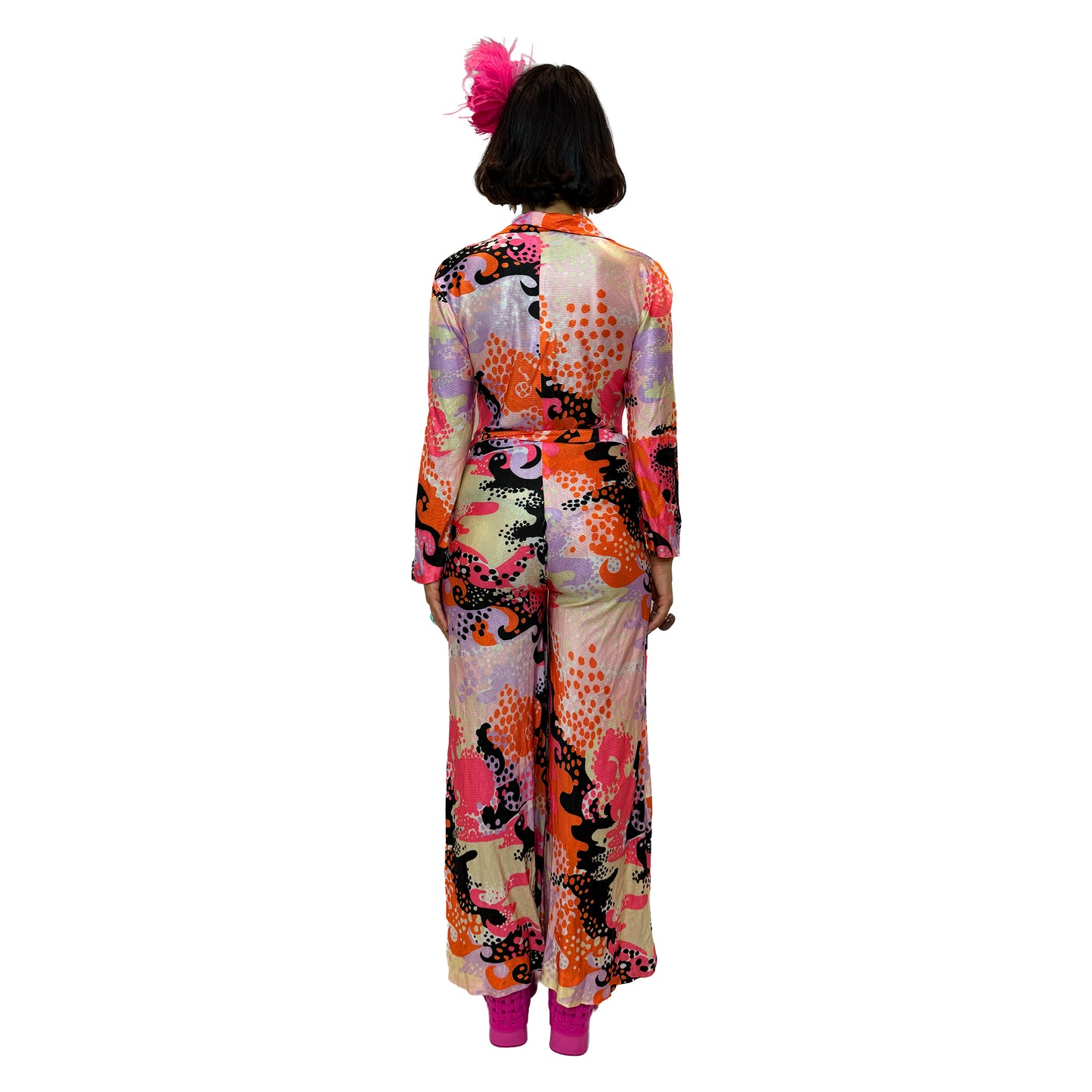 1960s Printed Jumpsuit