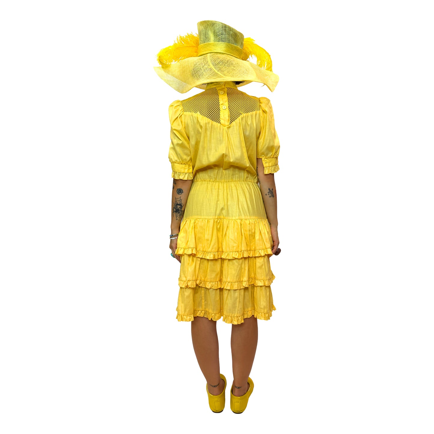 Vintage Ruffle Dress