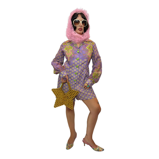 1960s Paisley Romper