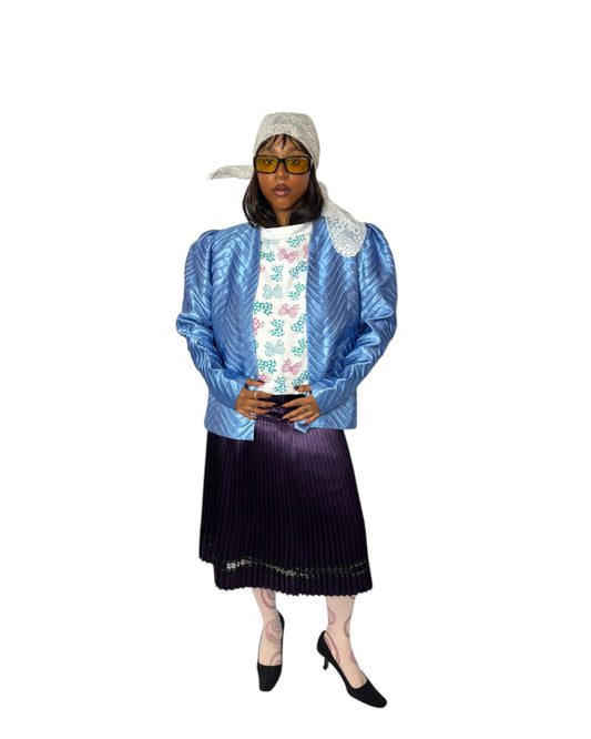 80s Satin Blazer