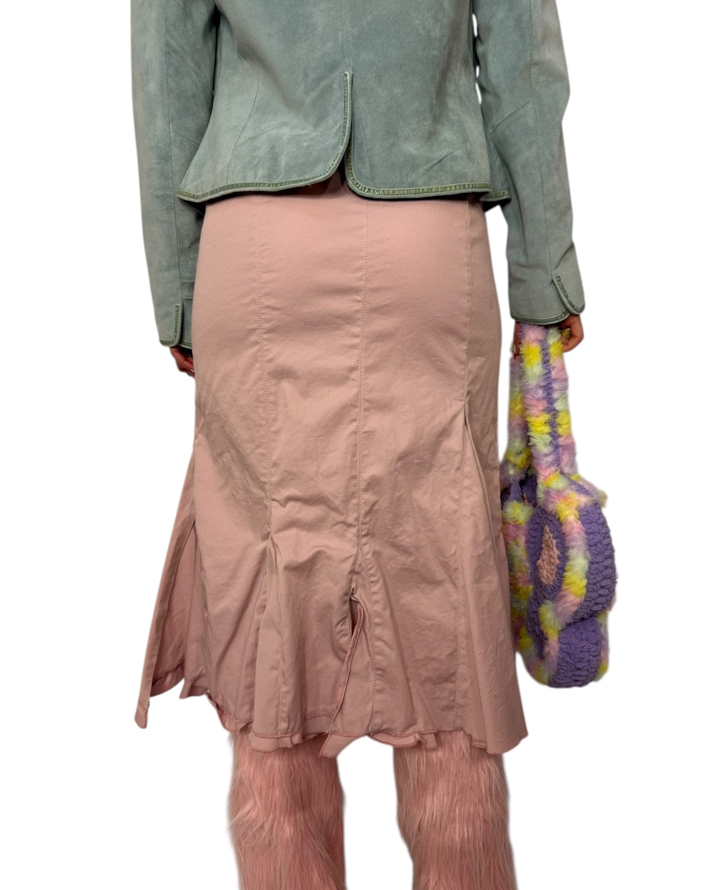 90s Pink Midi Skirt