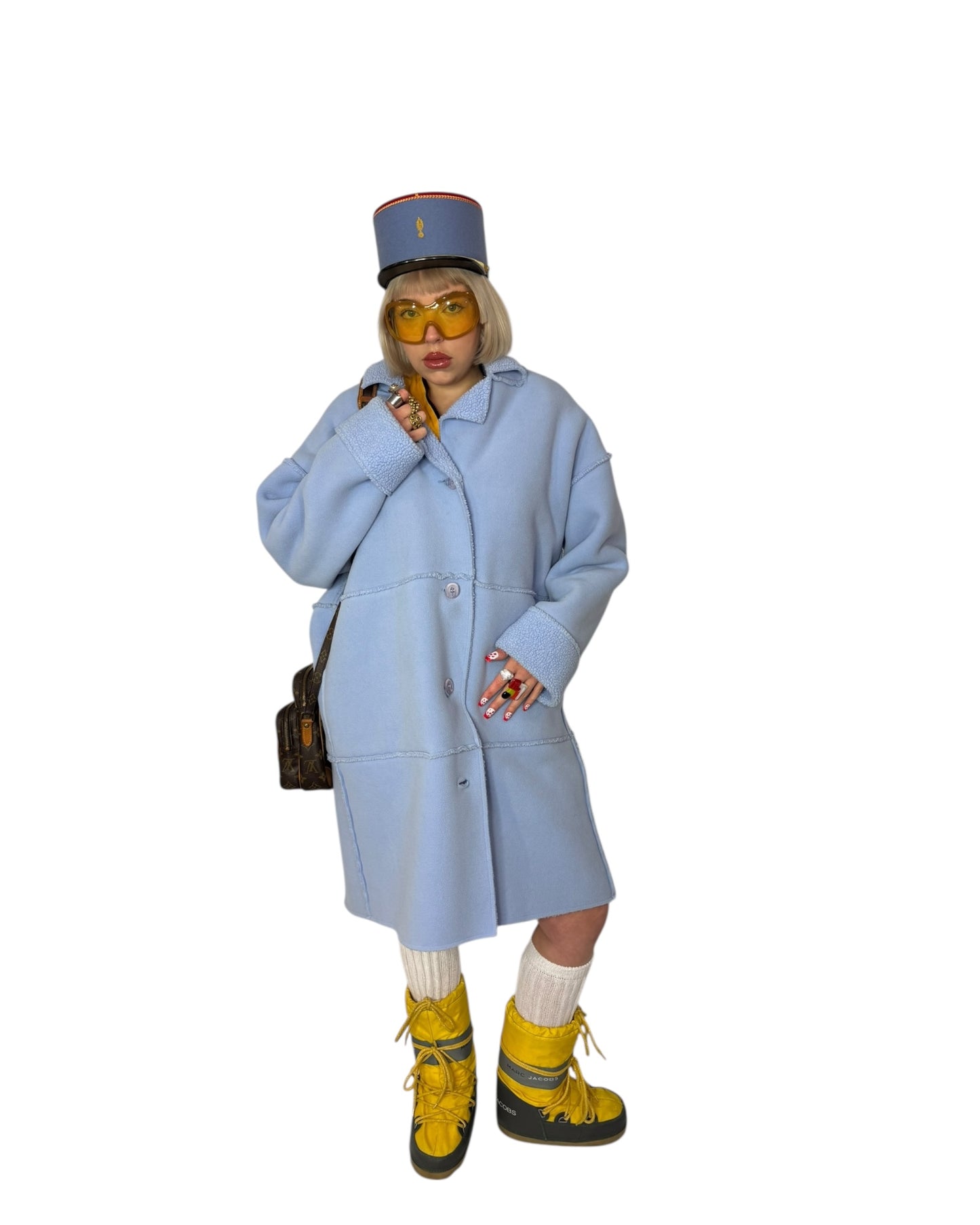 Periwinkle Blue Coat