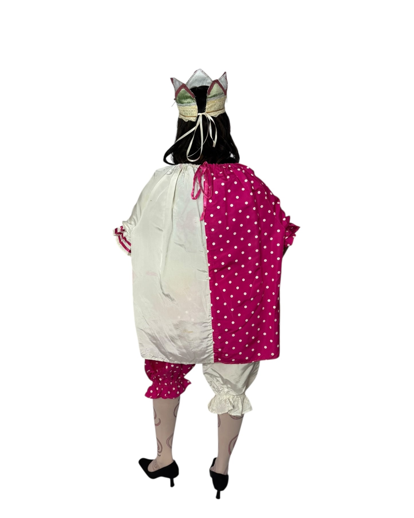 Vintage 2 Piece Clown Costume