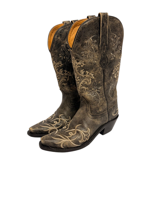 Leather Cowboy Boots