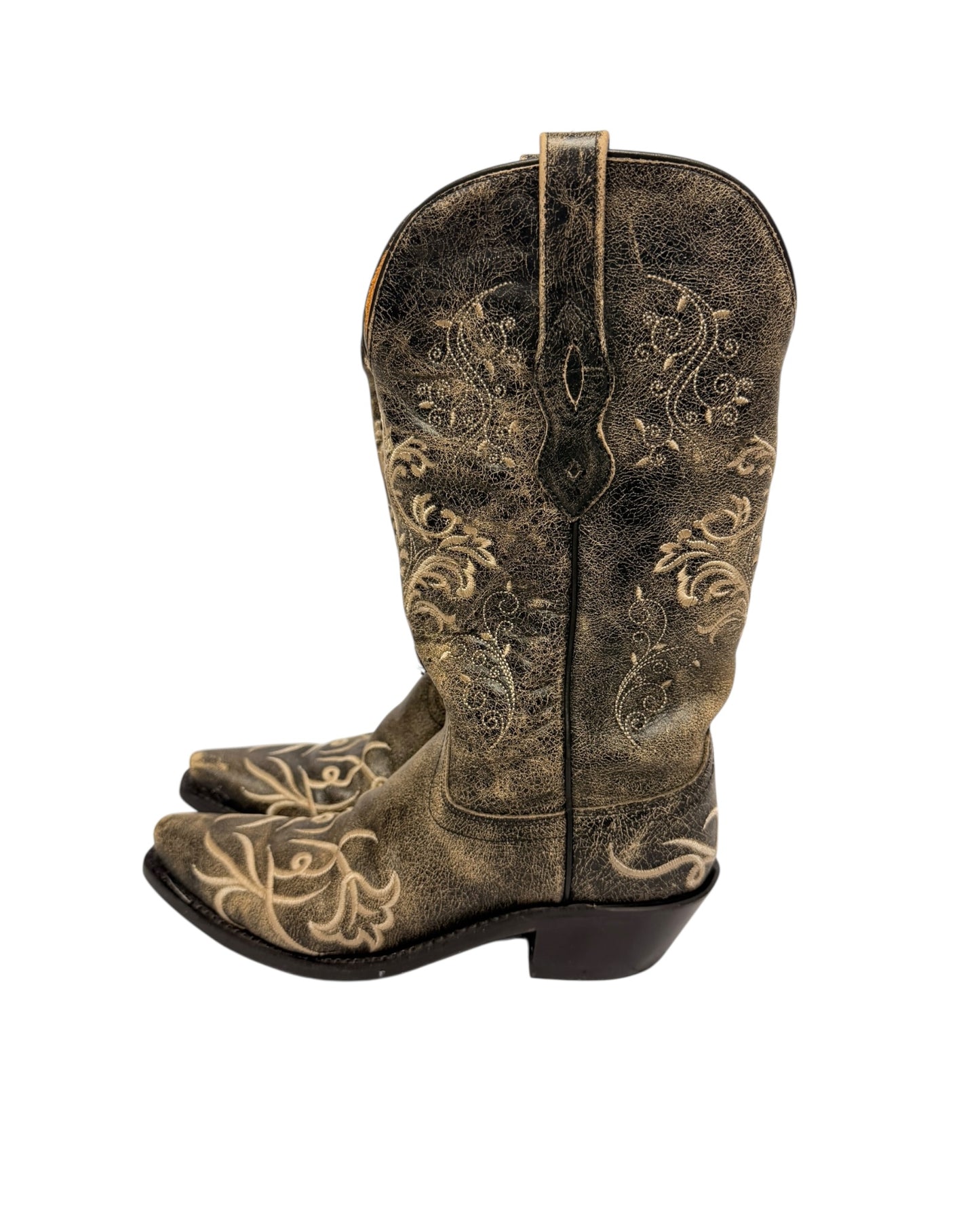 Leather Cowboy Boots