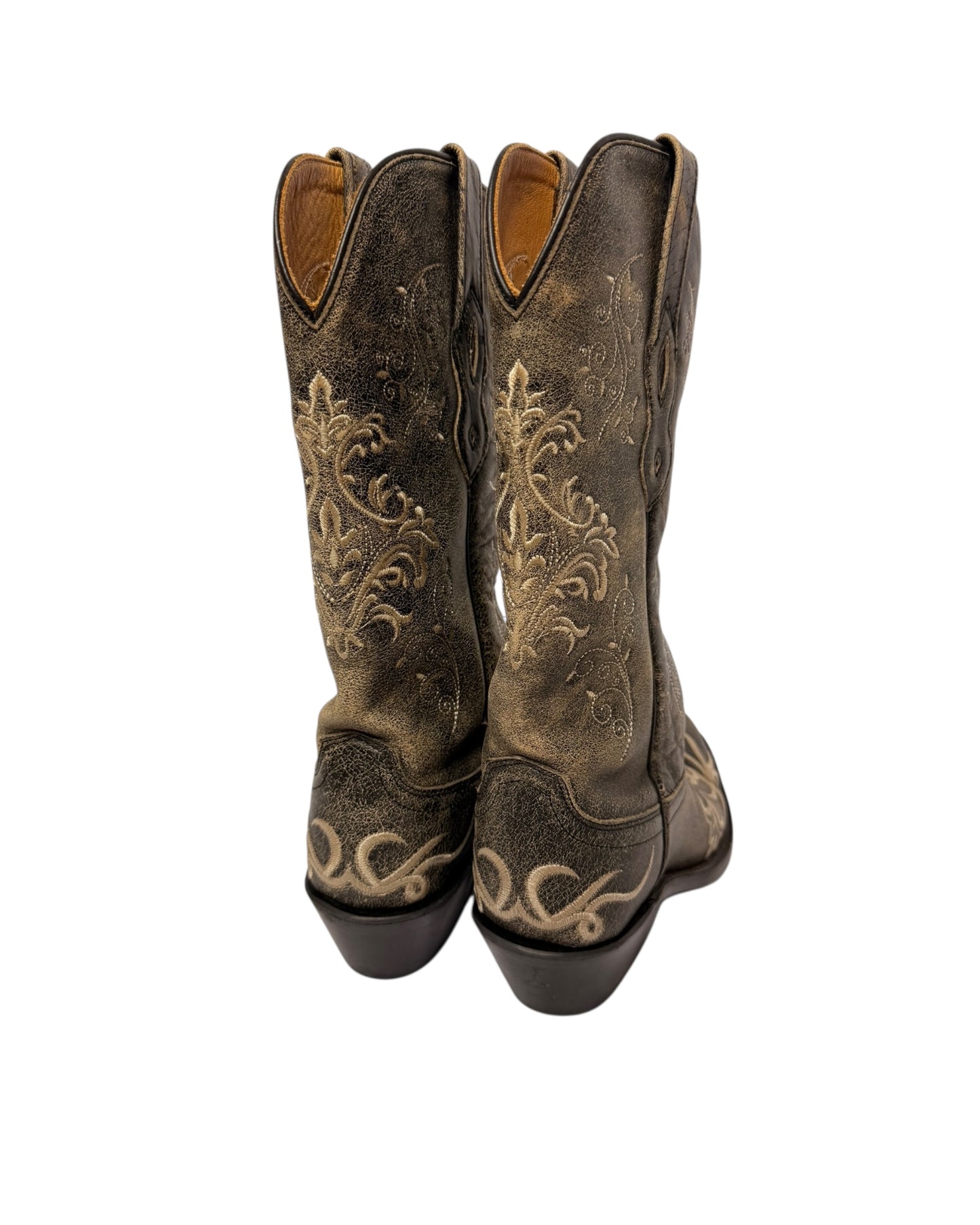 Leather Cowboy Boots