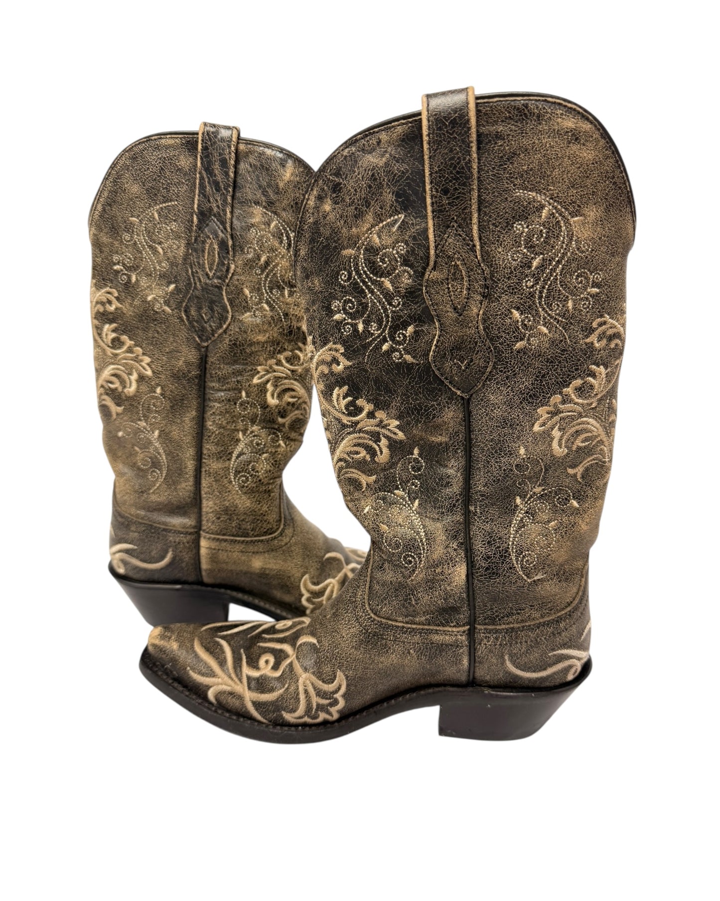 Leather Cowboy Boots