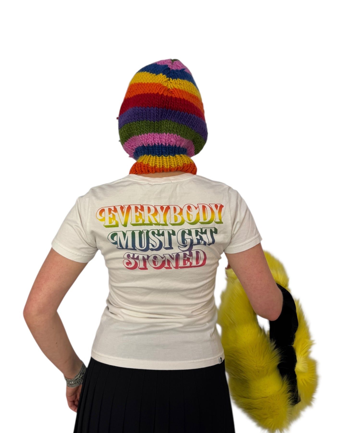 Rainbow Knit Balaclava