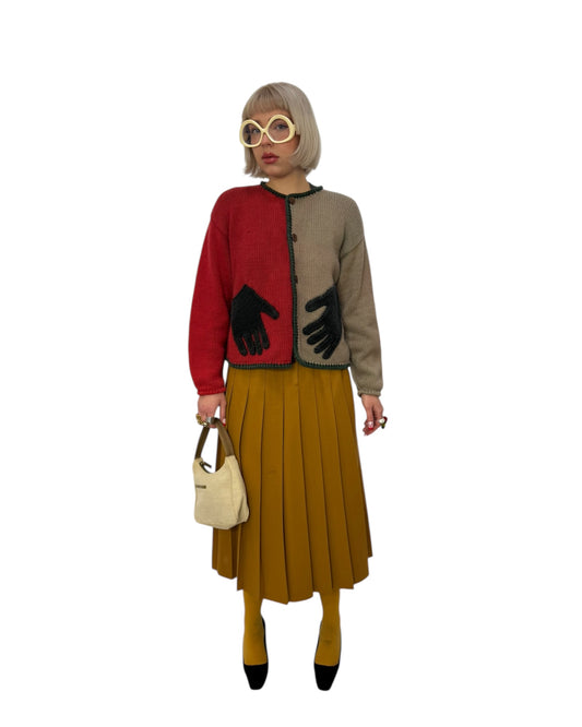 Cotton Cardigan with Hand Pockets