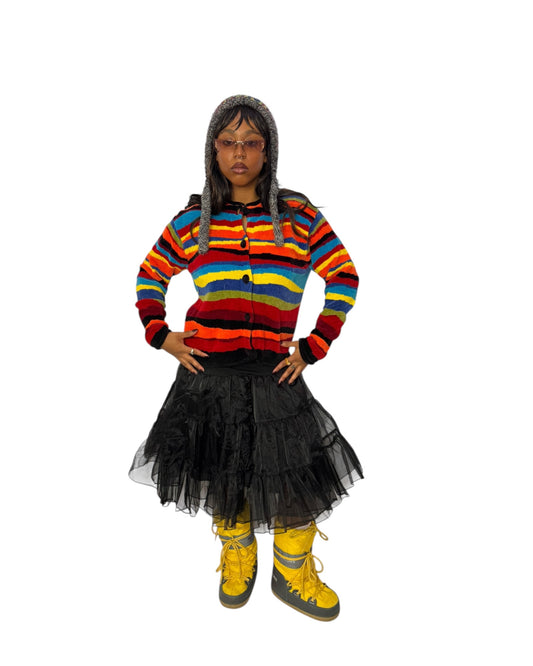 Colourful Knit Cardigan