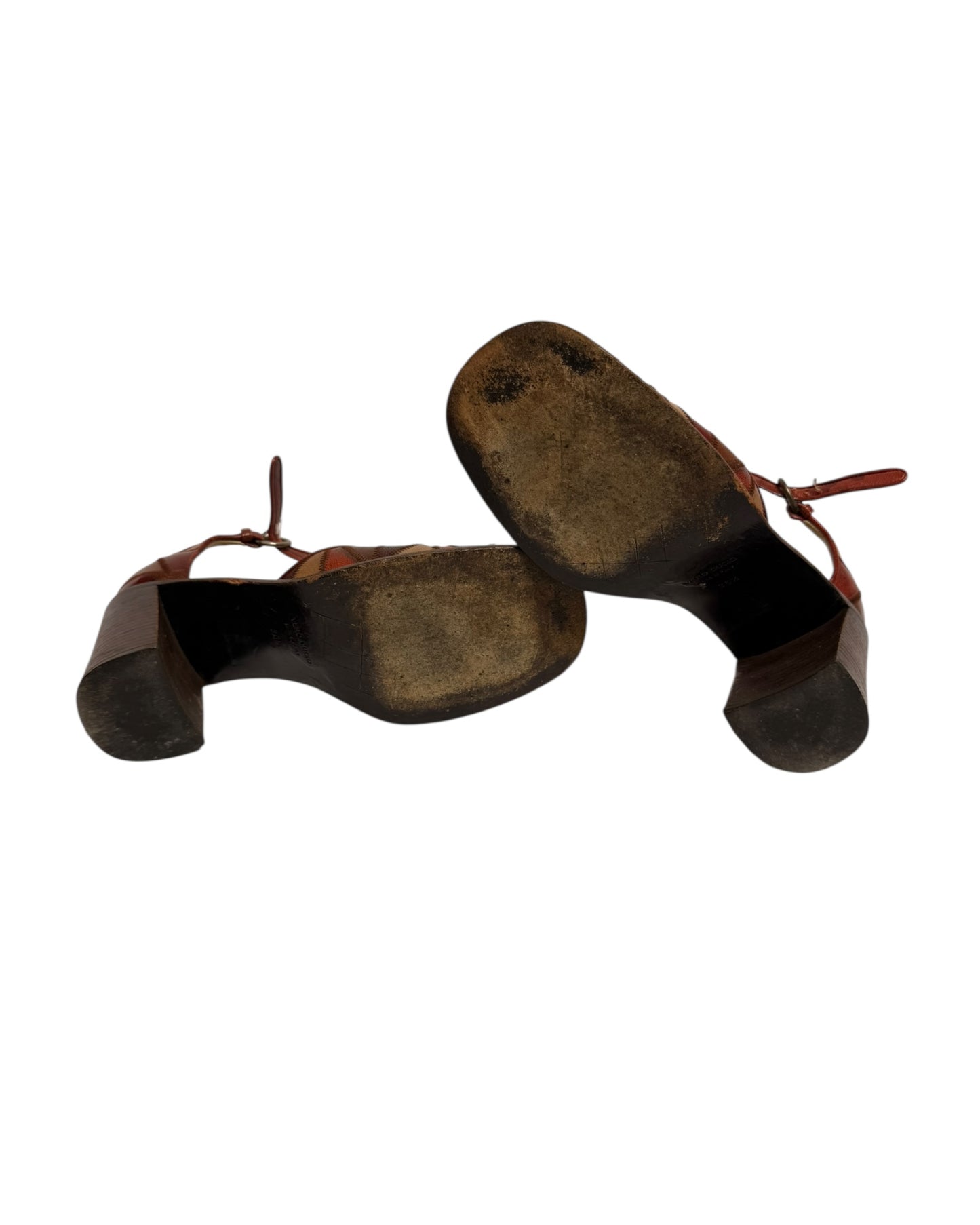 Miu Miu 1996 Leather Patchwork Maryjanes