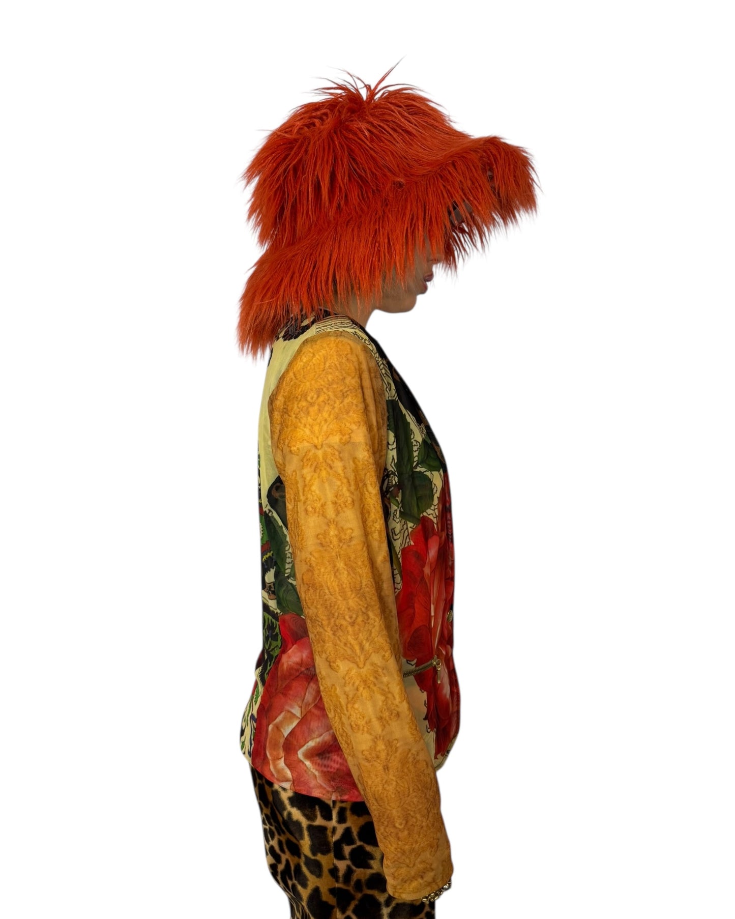 Fuzzy Hair Bucket Hat