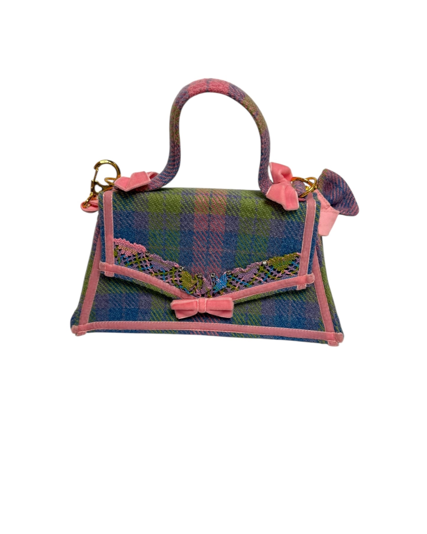 Plaid Bow Purse