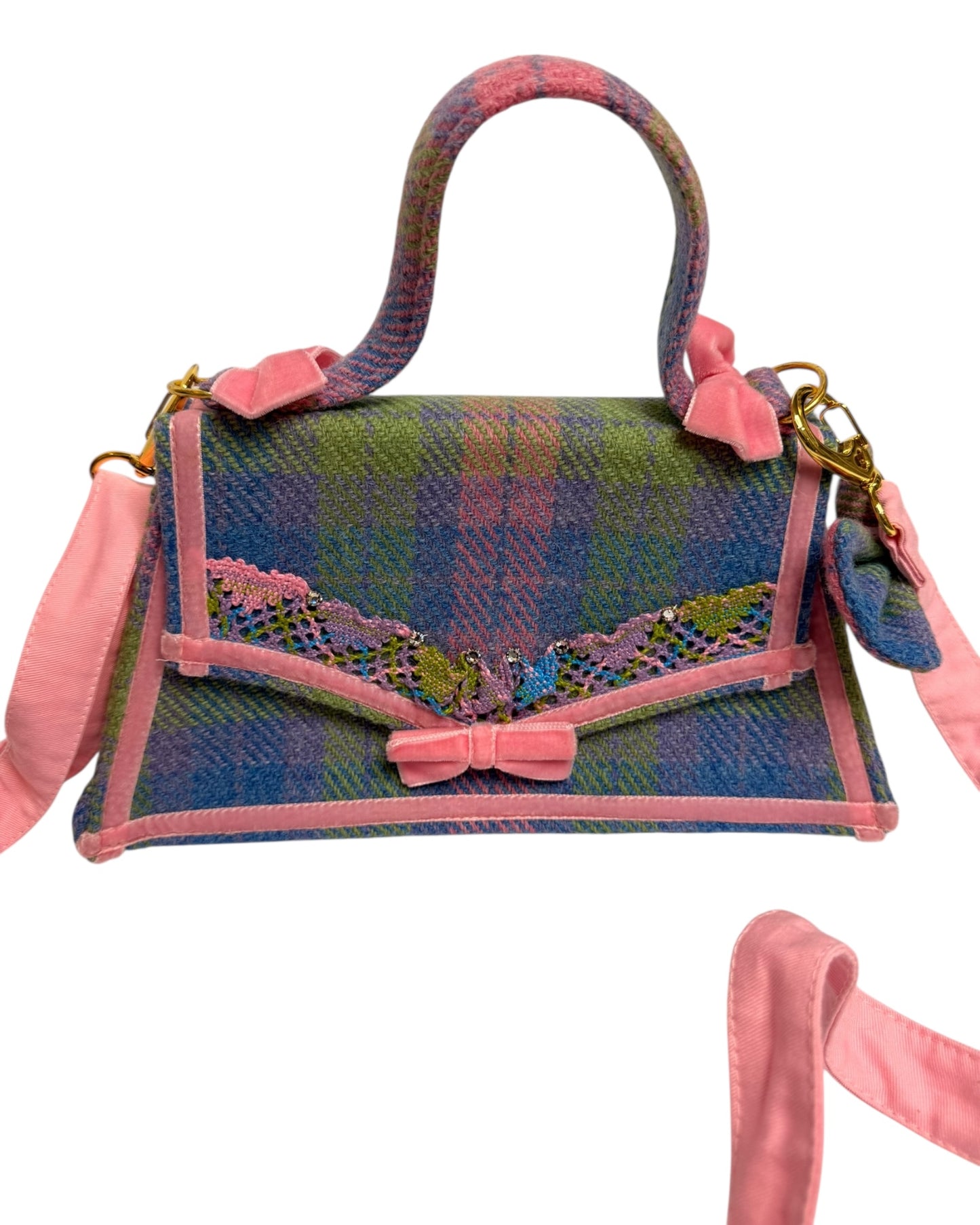 Plaid Bow Purse