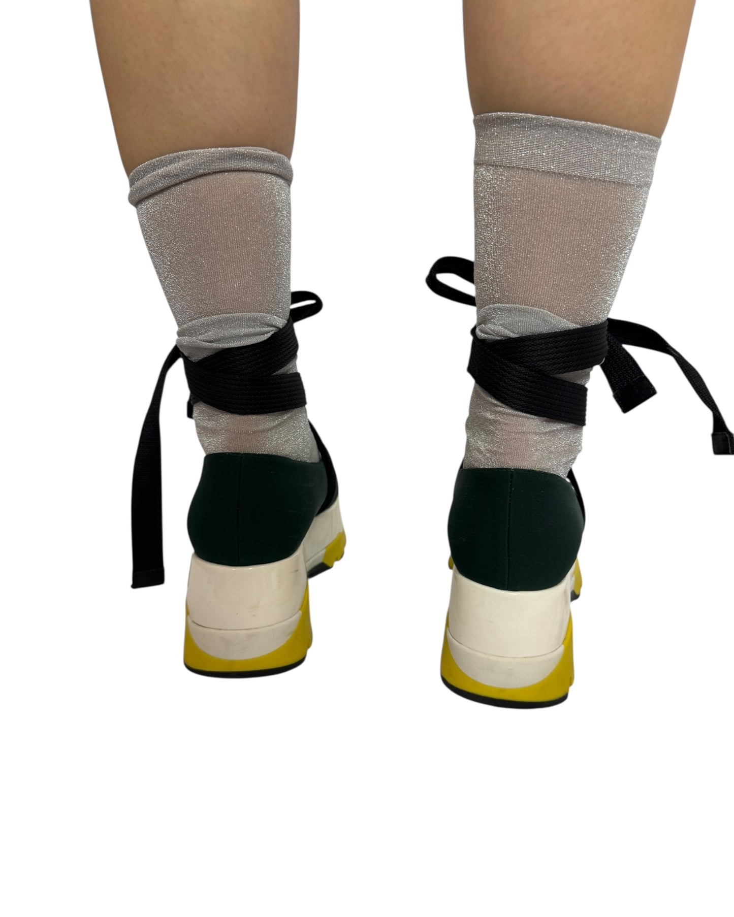 Marni Neoprene Lace up Platform