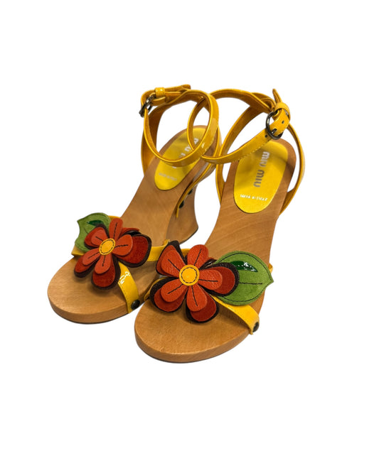 Miu Miu Wooden Wedges