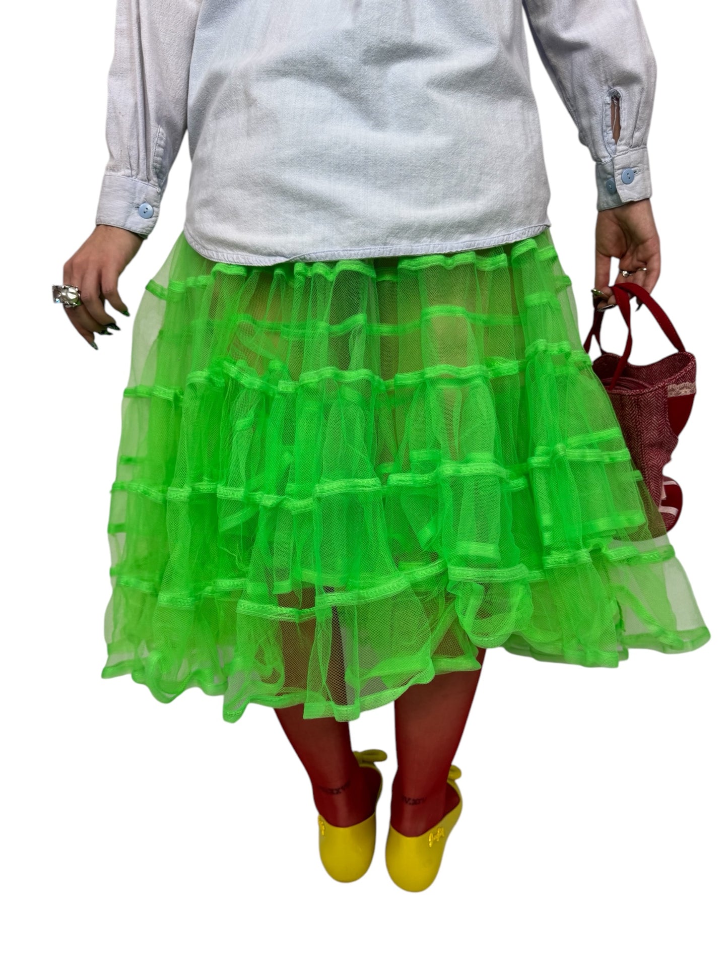 Lime Green Petticoat