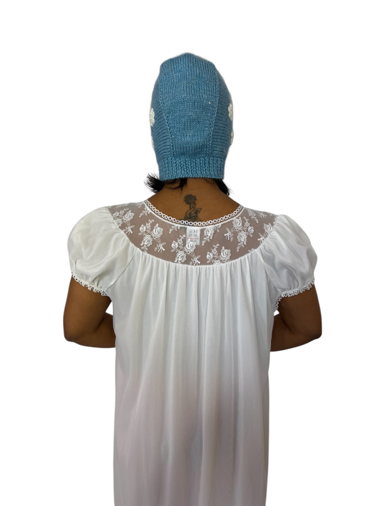 White Lace Slip Dress