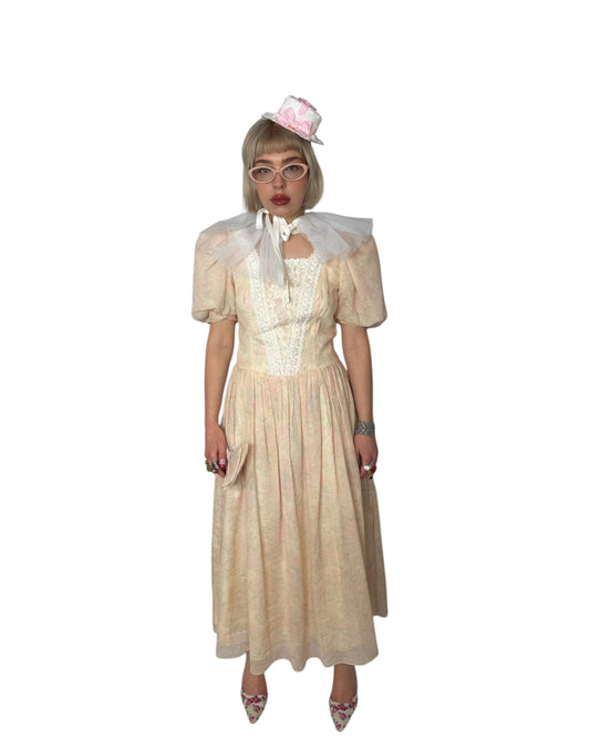 80s Puff Sleeve Gown