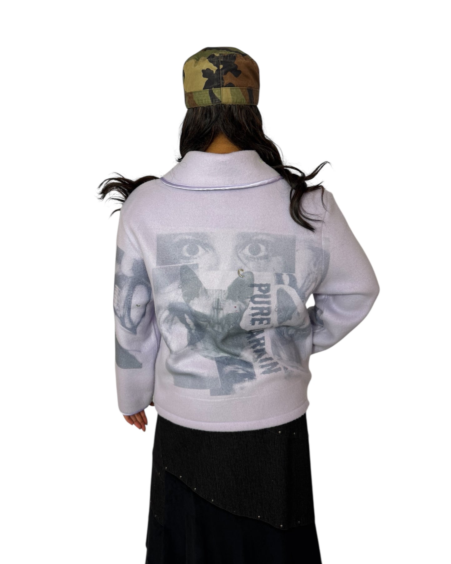 Reworked Screen-printed Sweater