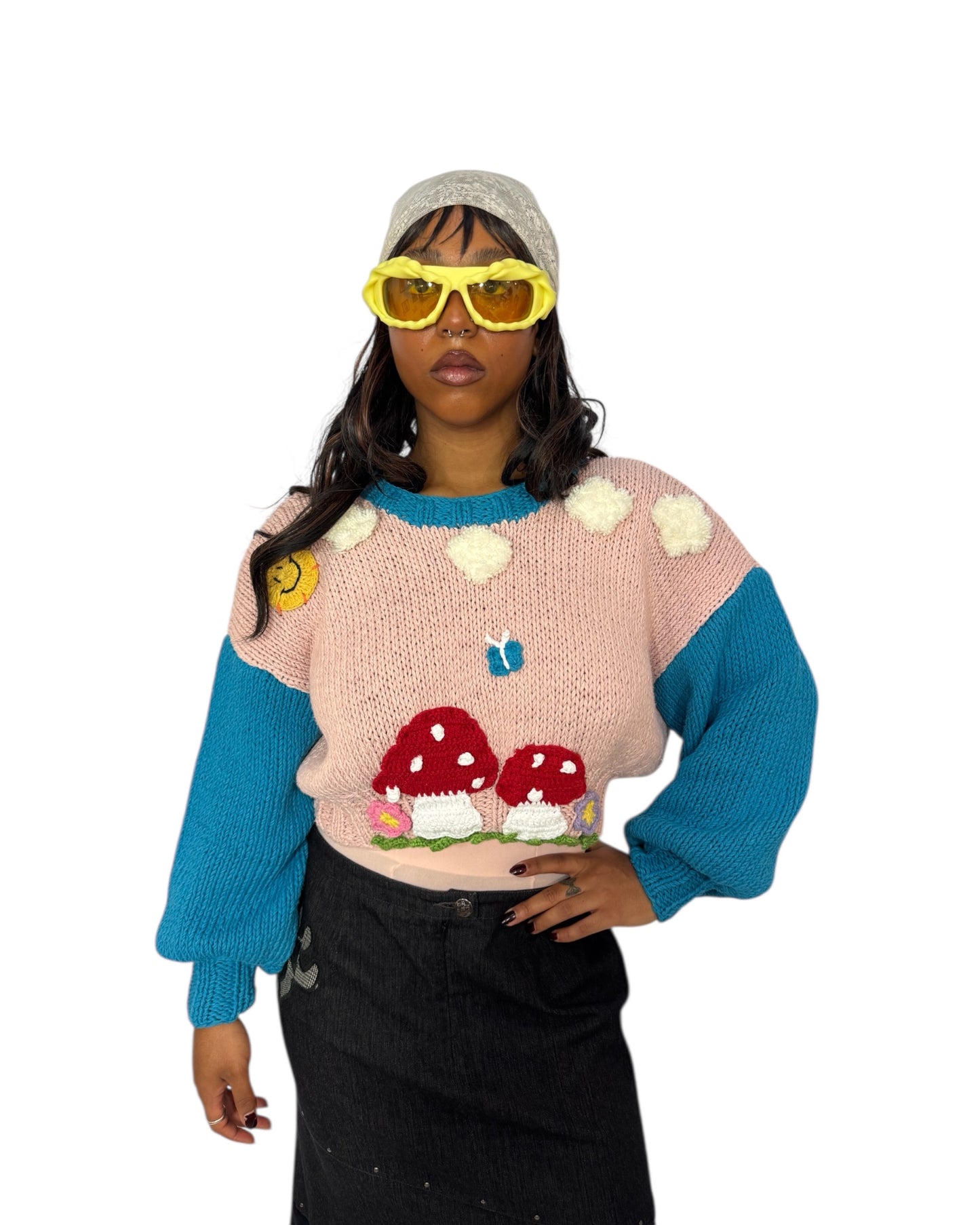 Crochet Cropped Sweater